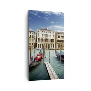 Impression sur toile - Image sur toile - Palace bleu ciel - 45x80 cm