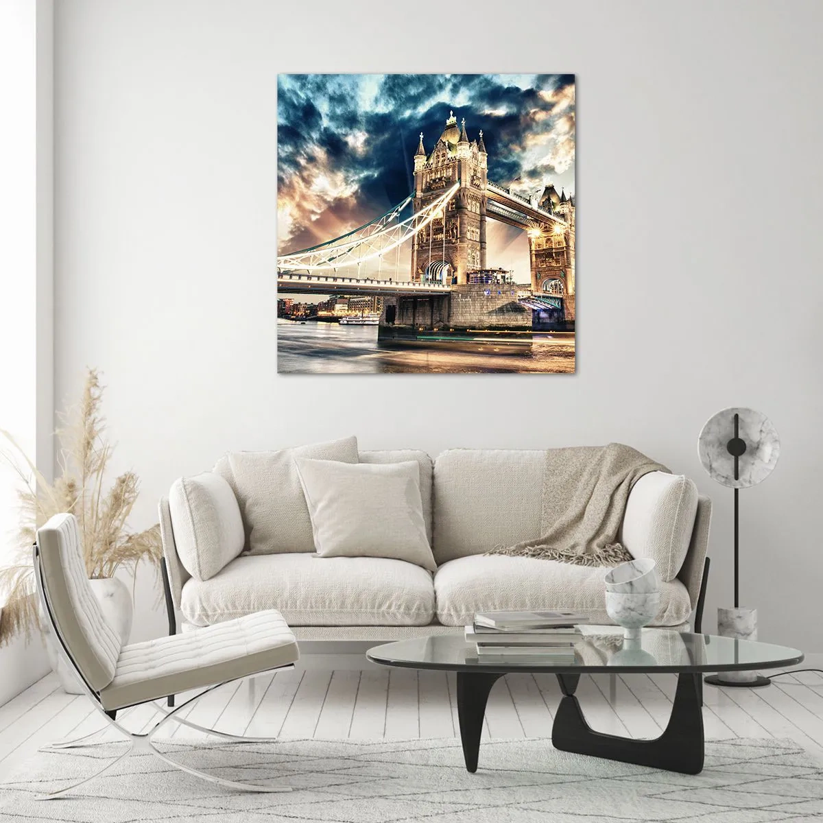 Impression sur verre - Image sur verre - Monument de l'empire victorien - 70x70 cm