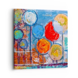 Impression sur toile - Image sur toile - Miracles sur le bâton - 40x40 cm