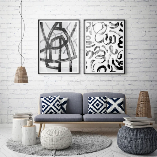 Abstract lines - Inspiration pour le salon