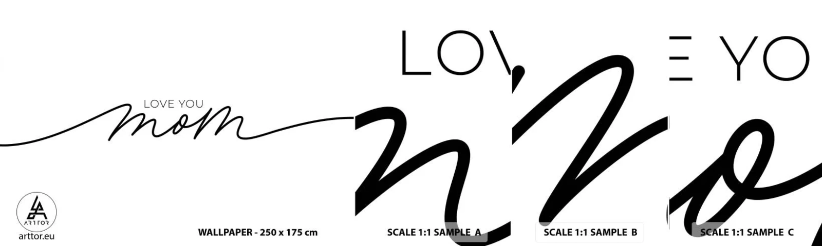 Échantillon De Papier Peint Standard Eco - Grand chamboulement - Typographie, Affirmation, Maxime - 100x30 cm