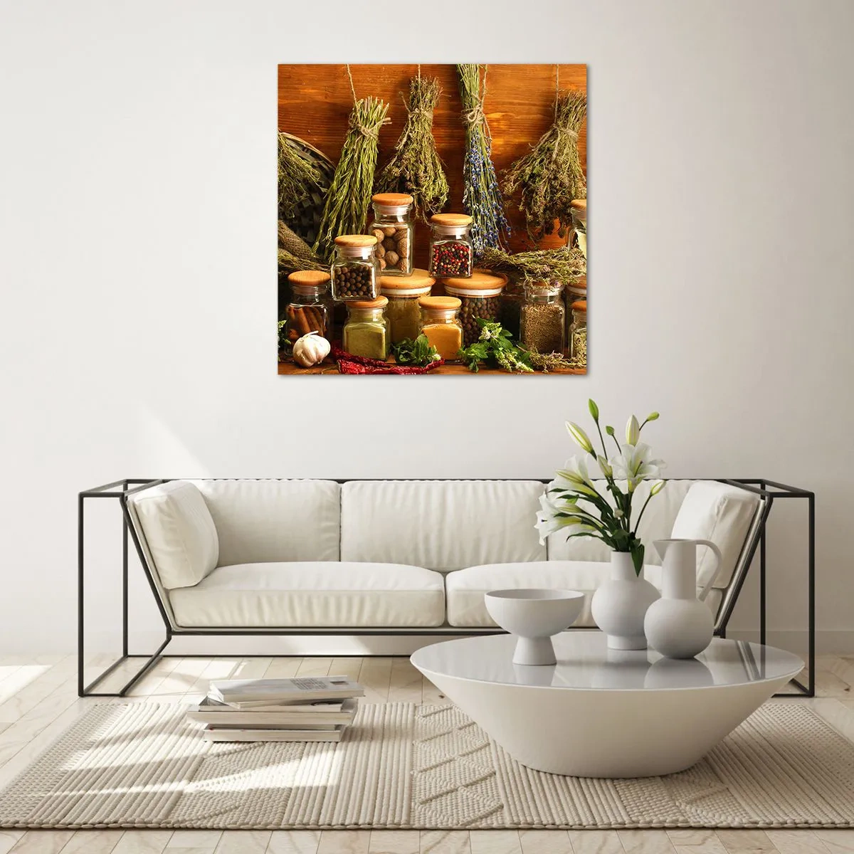 Impression sur verre - Image sur verre - Sortilèges de cuisine - 50x50 cm