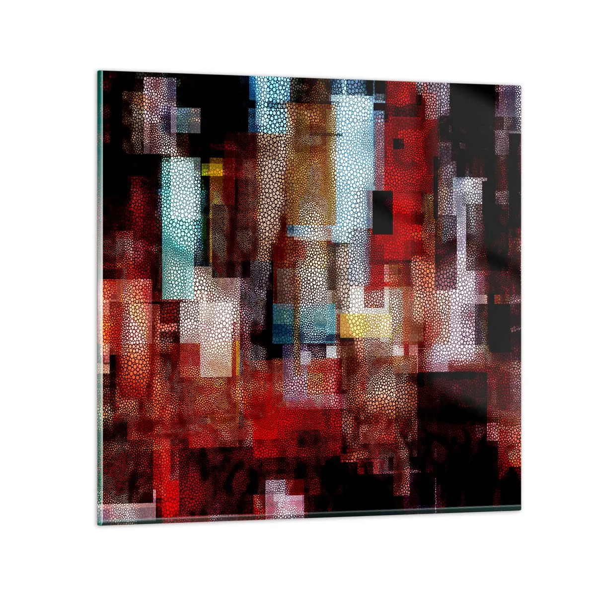 Impression sur verre - Image sur verre - Mélange de confusions - 70x70 cm