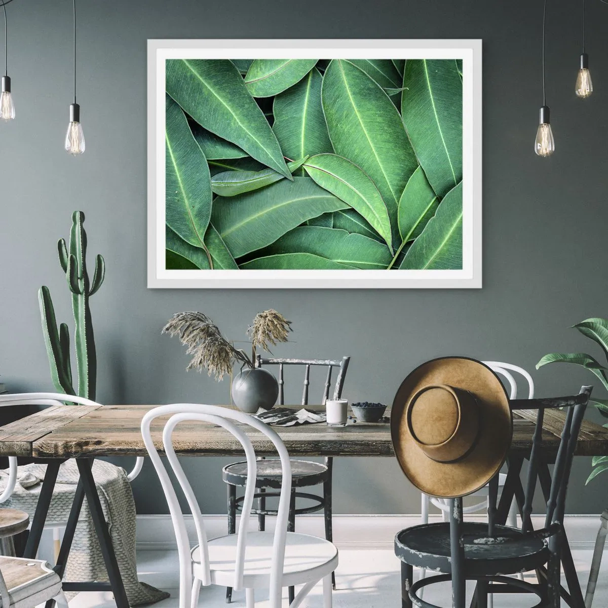 Affiche dans un cadre blanc - Poster - Juteux et frais - 91x61 cm