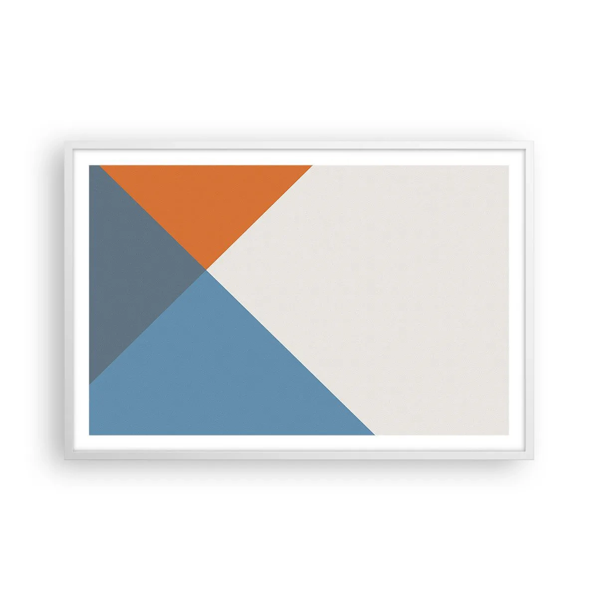 Affiche dans un cadre blanc - Poster - Sous cette angle.... - 91x61 cm