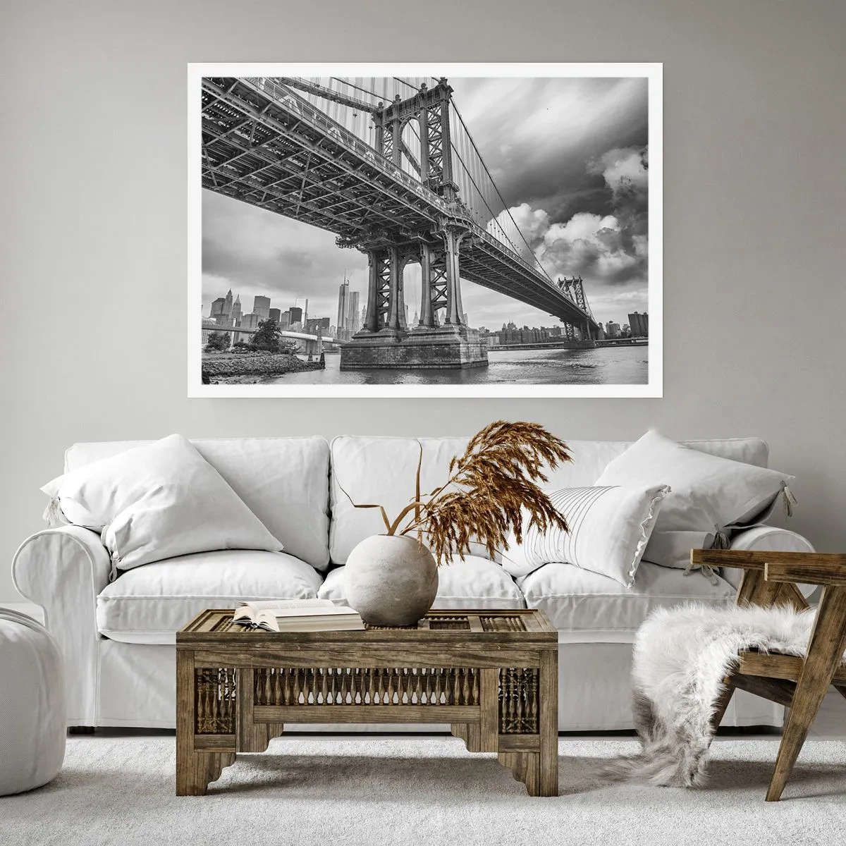 Affiche - Poster - Au coeur de la ville - 70x50 cm