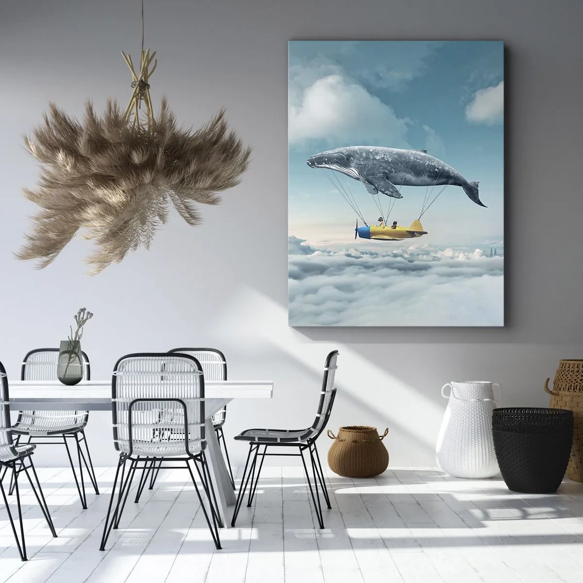 Impression sur toile - Image sur toile - Pourquoi pas? - 55x100 cm