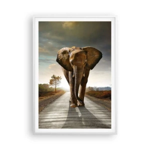 Affiche dans un cadre blanc - Poster - Et pas du tout en porcelaine - 70x100 cm