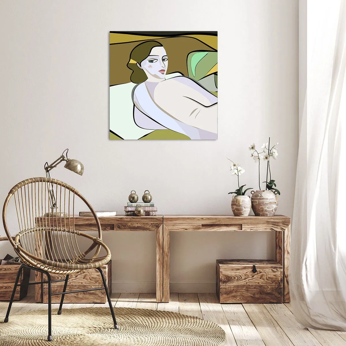Impression sur toile - Image sur toile - Portrait intime - 30x30 cm