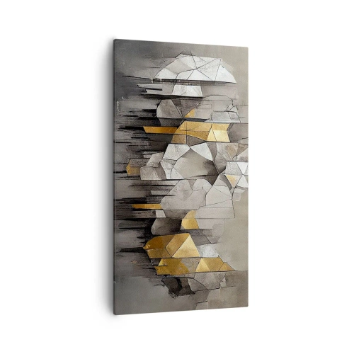 Impression sur toile - Image sur toile - Composition de glace et de lumière - 55x100 cm