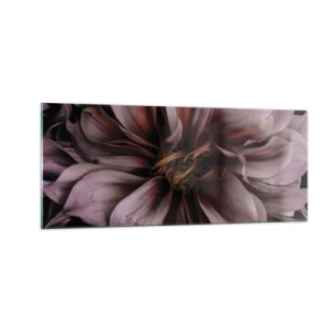 Impression sur verre - Image sur verre - Un coeur fleuri - 100x40 cm