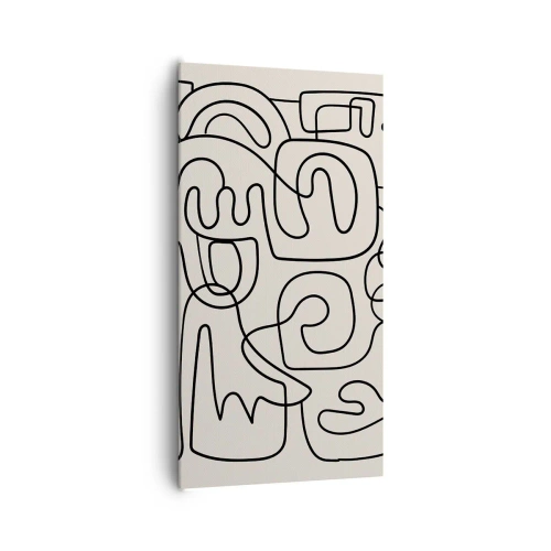 Impression sur toile - Image sur toile - Suivez les indices - 65x120 cm