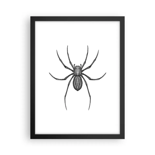 Affiche dans un cadre noir - Poster - Une précision troublante - 30x40 cm