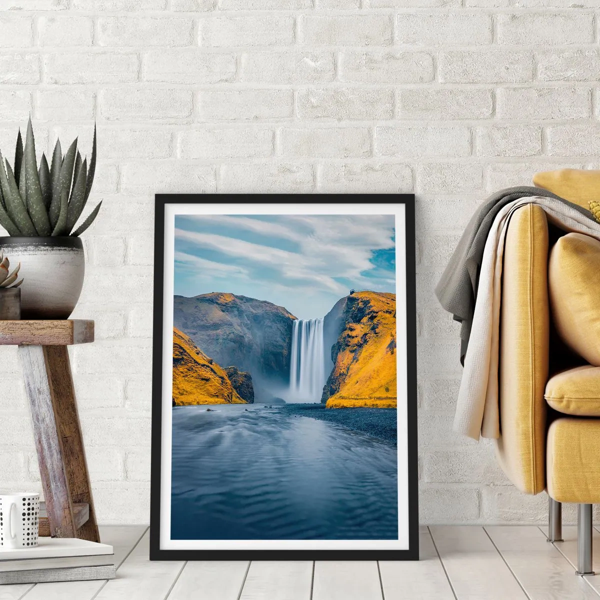 Affiche dans un cadre noir - Poster - Durée éternelle, mouvement éternel - 61x91 cm