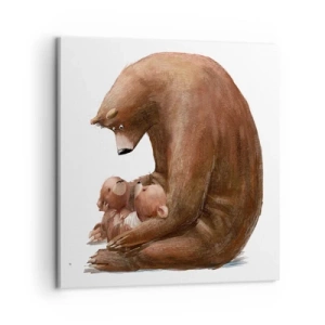 Impression sur toile - Image sur toile - Faites de beaux rêves les enfants - 60x60 cm