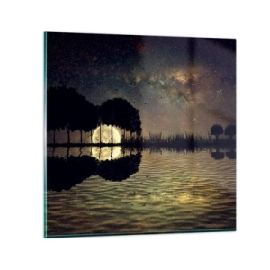 Impression sur verre - Image sur verre - Nuit au bout du monde - 40x40 cm