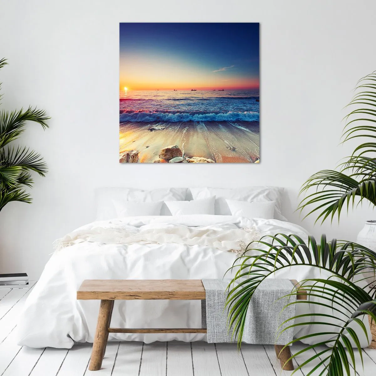 Impression sur toile - Image sur toile - Mais quel horizon ? - 60x60 cm