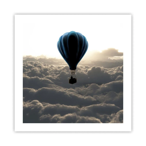 Affiche - Poster - Un vagabond au dessus des nuages - 50x50 cm