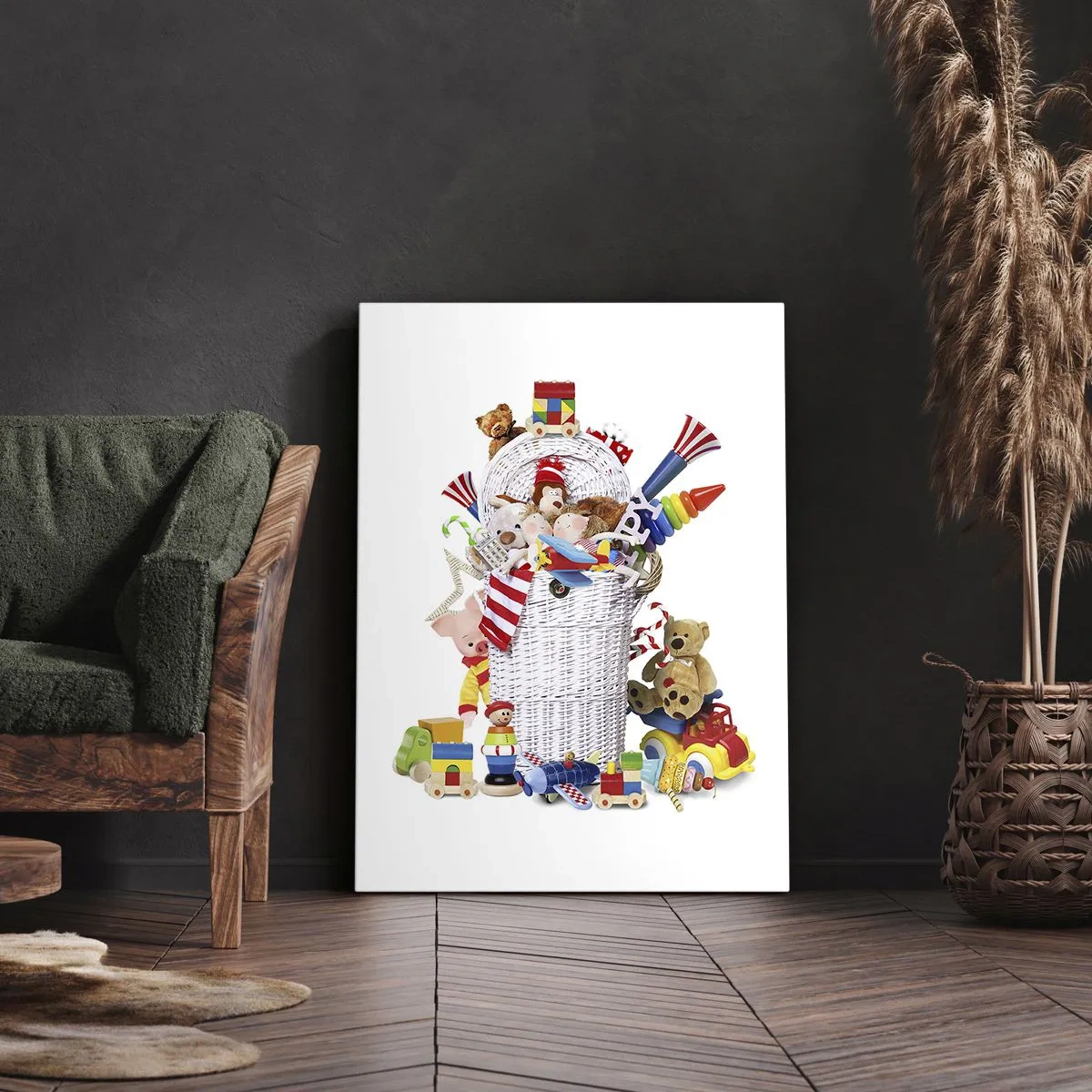 Impression sur toile - Image sur toile - Trésors des tout-petits - 55x100 cm