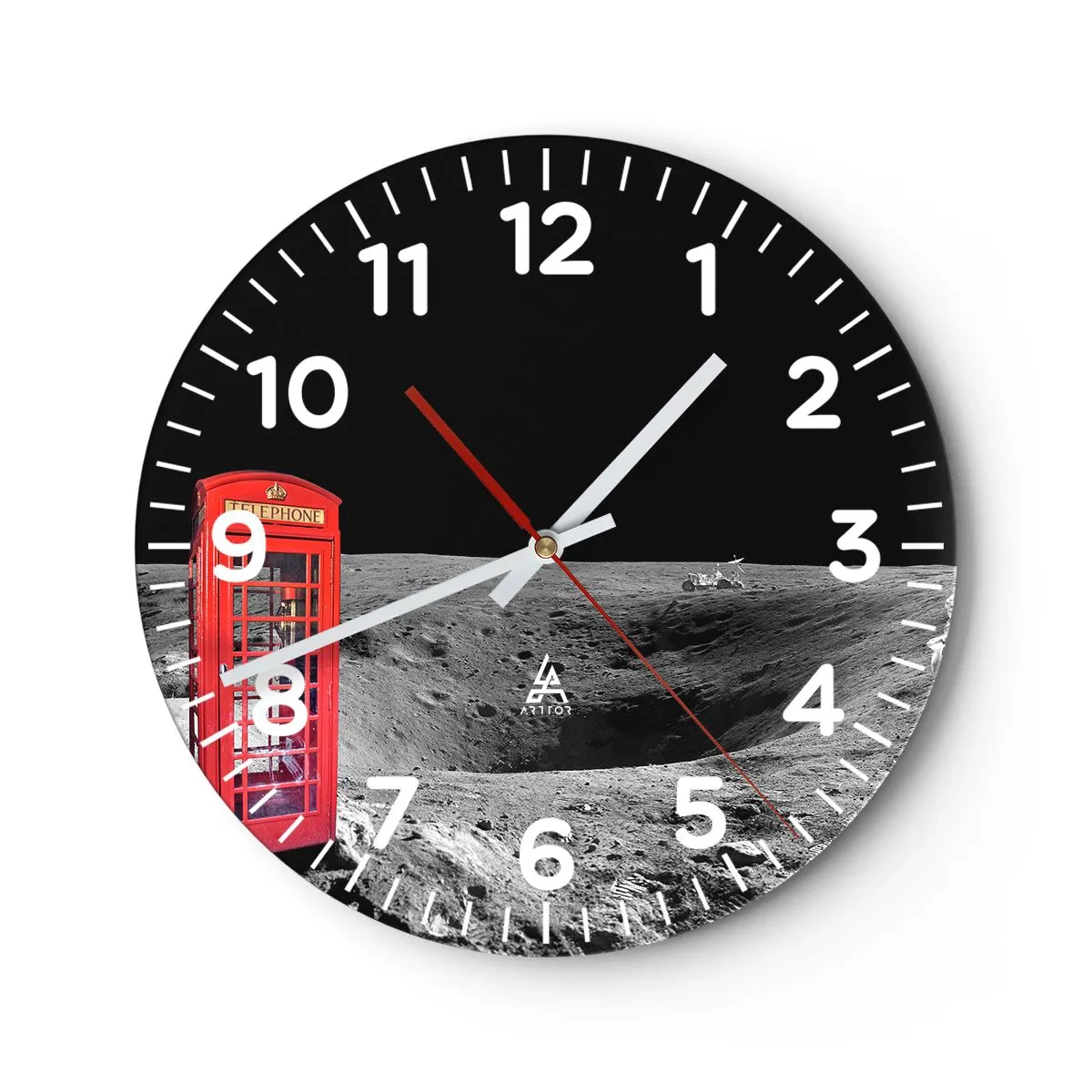 Horloge murale - Pendule murale - Une blague cosmique - 40x40 cm