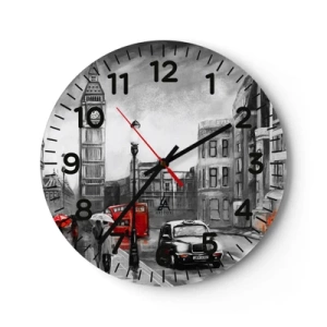 Horloge murale - Pendule murale - Pas du tout une ville grise - 30x30 cm