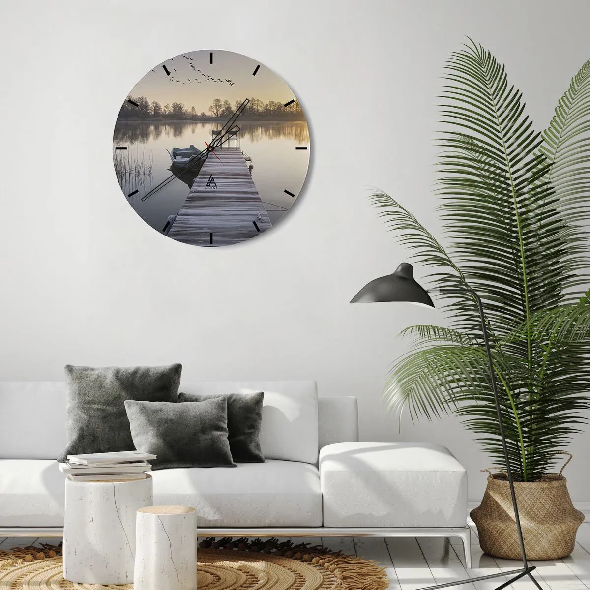 Horloge murale - Pendule murale - Je reviendrai - 40x40 cm