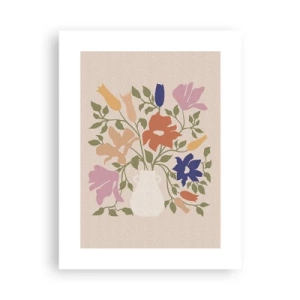 Affiche - Poster - Bouquet délicat - 30x40 cm
