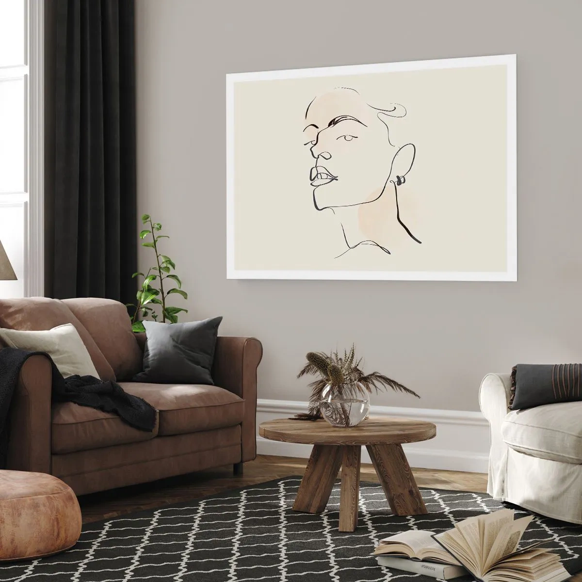 Affiche - Poster - Regard fier - 70x50 cm