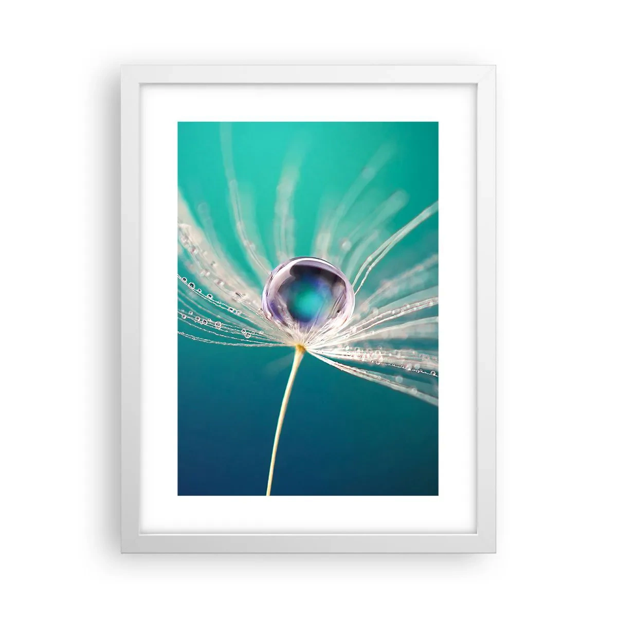 Affiche dans un cadre blanc - Poster - Moment mystique - 30x40 cm