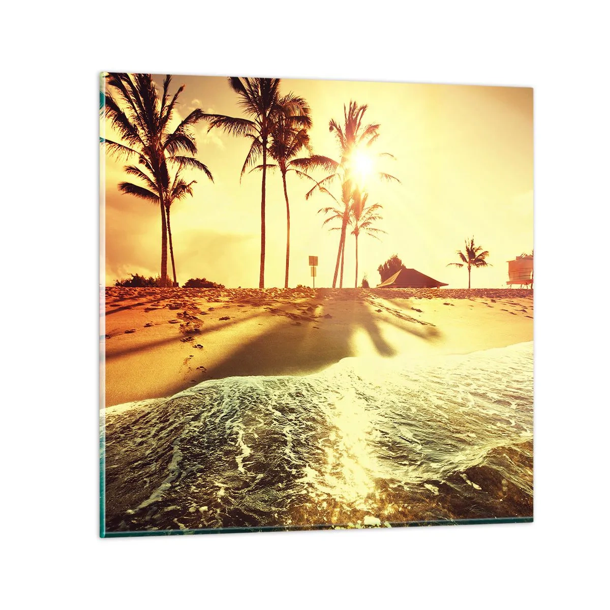 Impression sur verre - Image sur verre - Après-midi californien - 60x60 cm