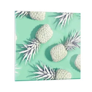 Impression sur verre - Image sur verre - Ils se combinent très bien avec la menthe - 60x60 cm