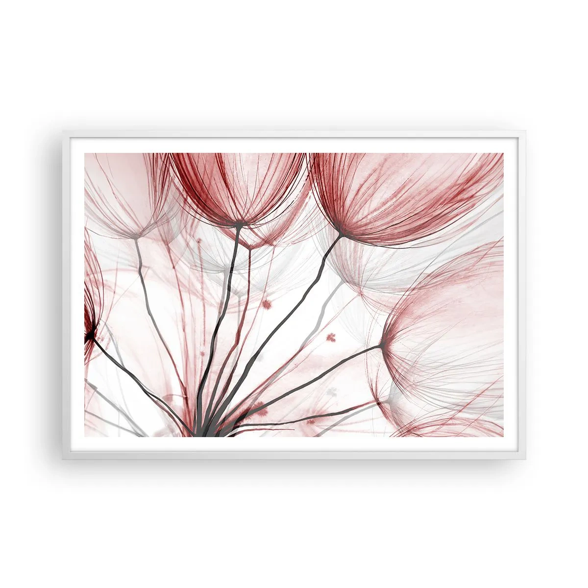 Affiche dans un cadre blanc - Poster - Avant le départ - 100x70 cm