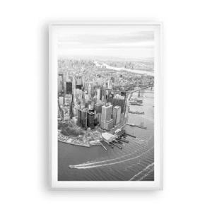 Affiche dans un cadre blanc - Poster - Comment ne pas aimer ? - 61x91 cm