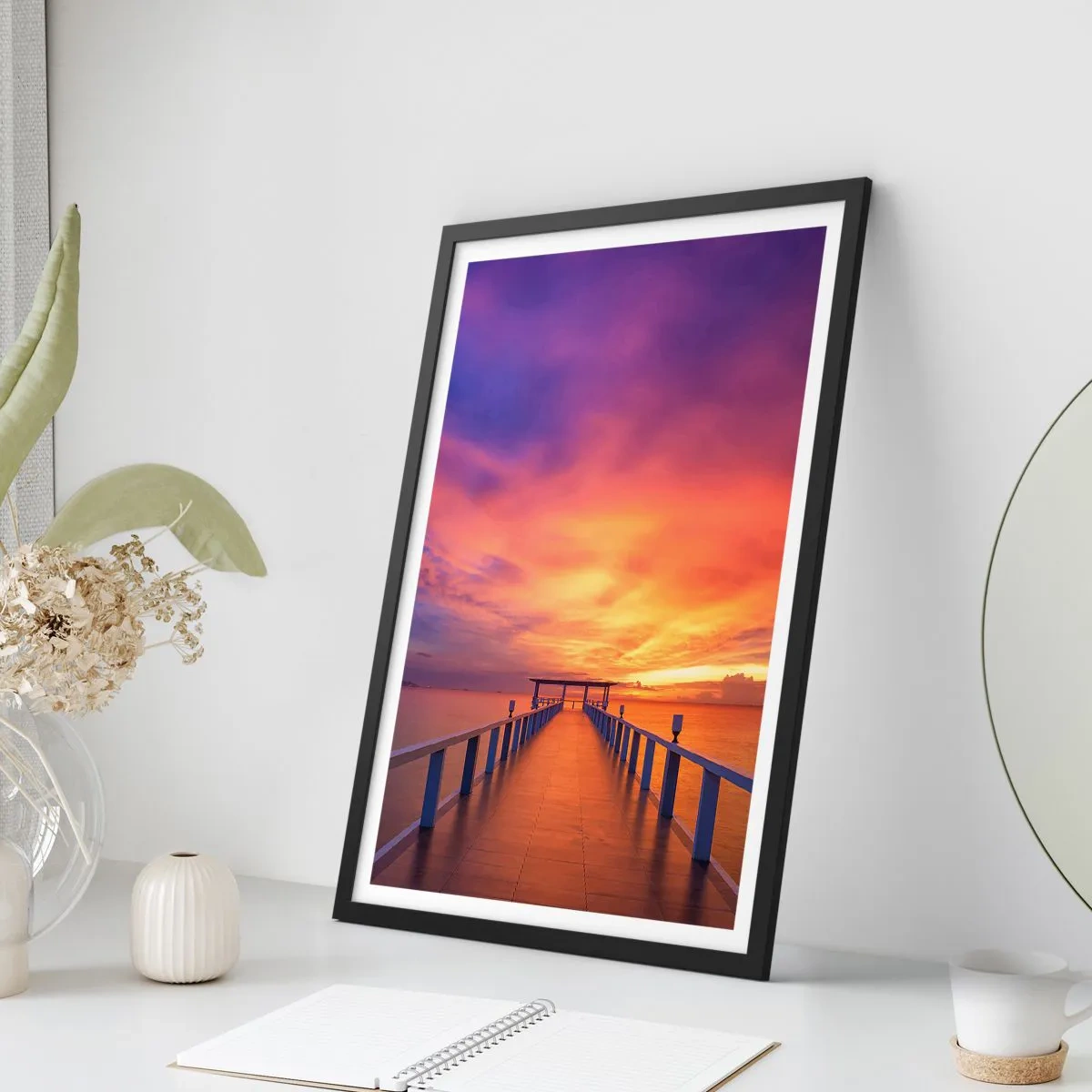 Affiche dans un cadre noir - Poster - Sans fin - 61x91 cm