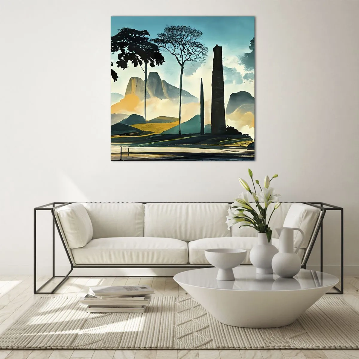 Impression sur verre - Image sur verre - Toujours de plus en plus haut - 30x30 cm