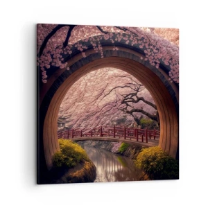 Impression sur toile - Image sur toile - Printemps japonais - 50x50 cm