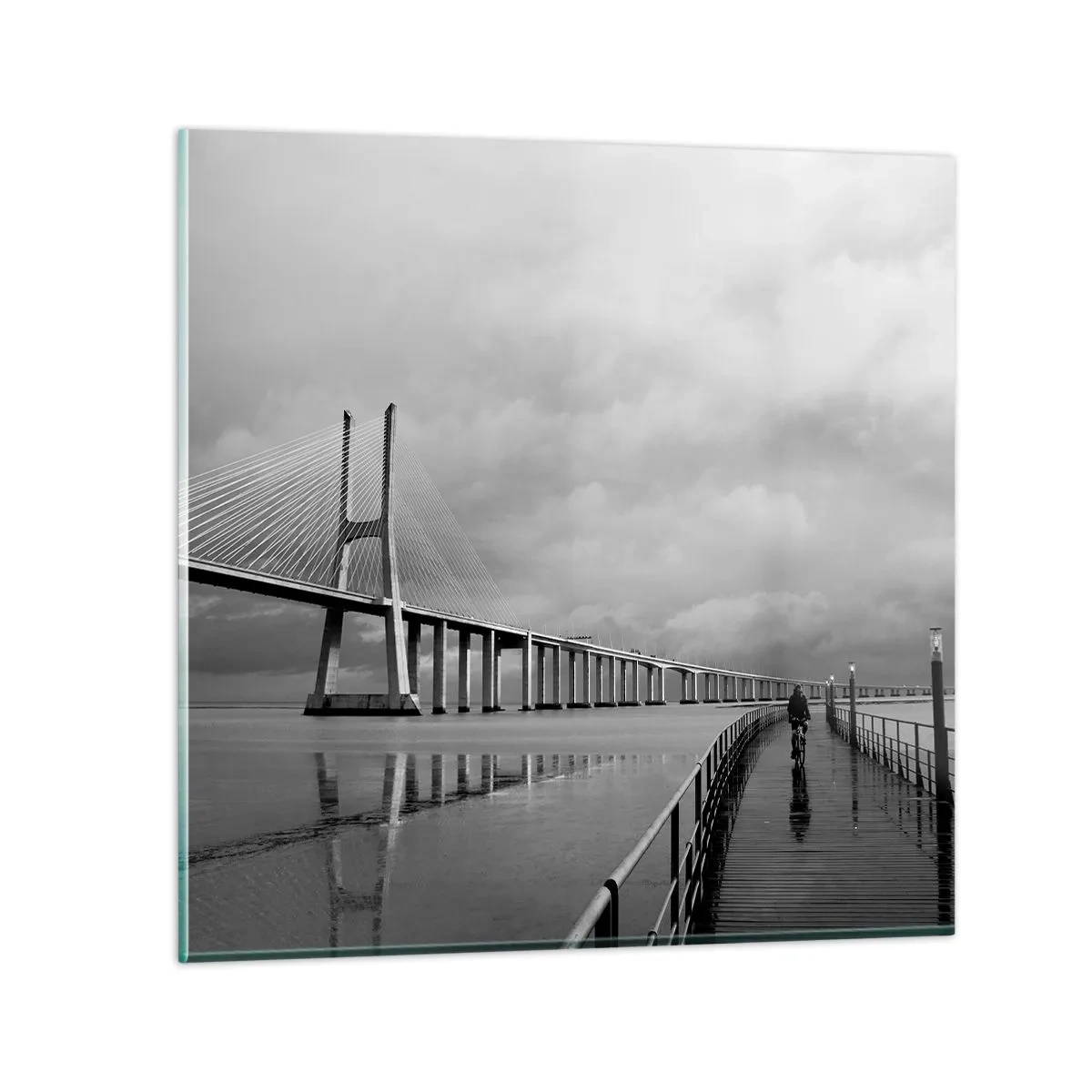 Impression sur verre - Image sur verre - A tous ceux qui lui sont important - 60x60 cm