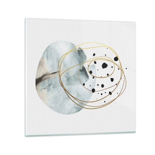 Impression sur verre - Image sur verre - Emmêlement de l'espace - 50x50 cm