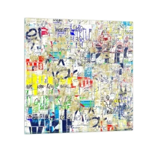 Impression sur verre - Image sur verre - Ca fait juste plaisir aux yeux - 30x30 cm