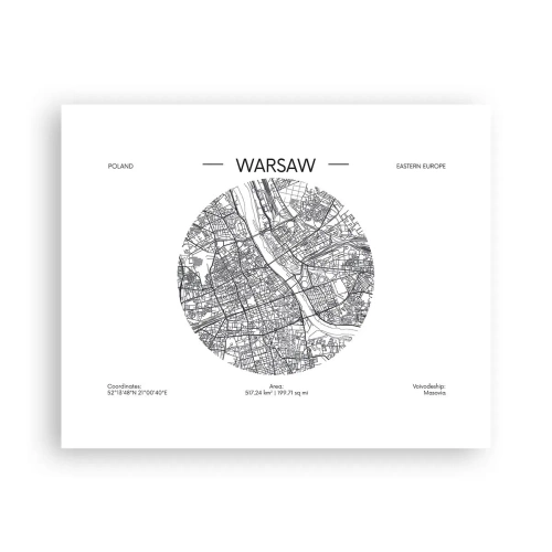 Affiche - Poster - Anatomie de Varsovie - 50x40 cm