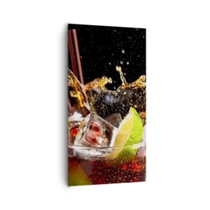 Impression sur toile - Image sur toile - Joie et énergie des couleurs - 65x120 cm