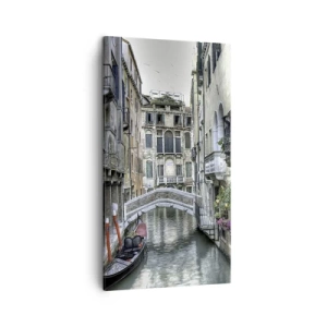 Impression sur toile - Image sur toile - Pendant des siècles dans une réflexion silencieuse - 45x80 cm