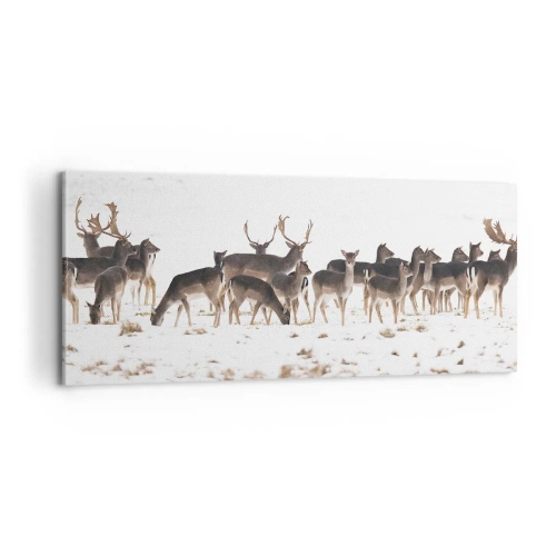 Impression sur toile - Image sur toile - Les fêtes approchent ? - 100x40 cm