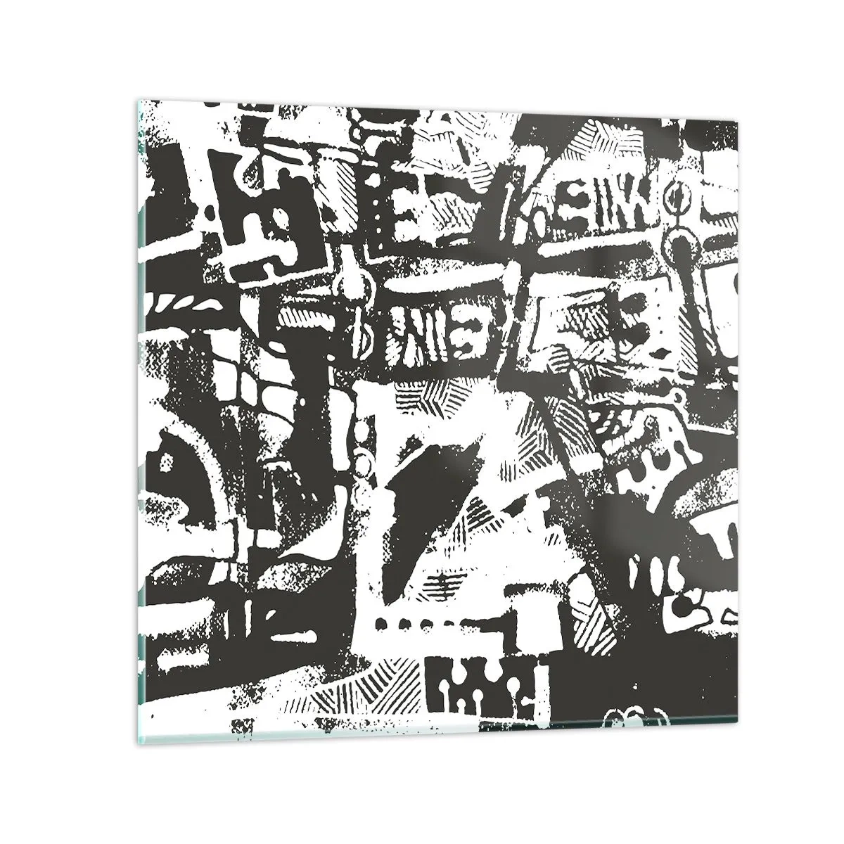 Impression sur verre - Image sur verre - Ordre ou chaos? - 70x70 cm