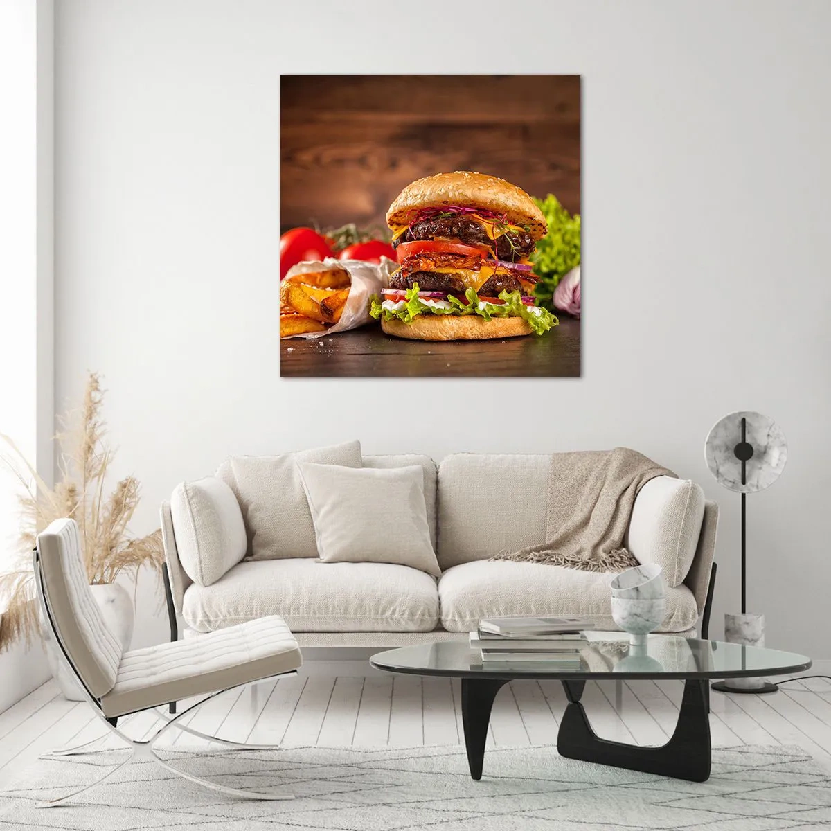 Impression sur verre - Image sur verre - Le fruit défendu - 40x40 cm