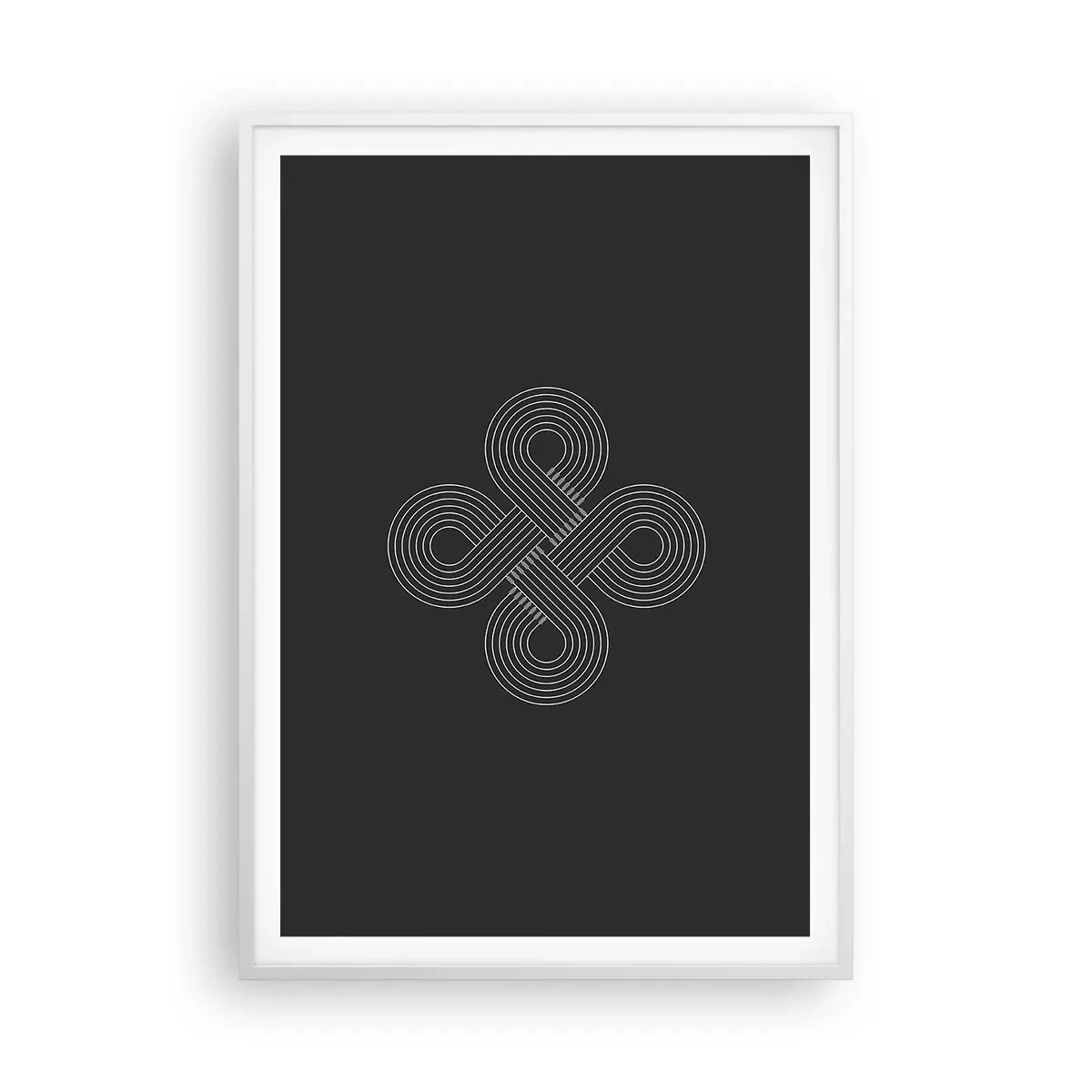 Affiche dans un cadre blanc - Poster - Dans l'âme celtique - 70x100 cm