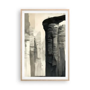 Affiche dans un chêne clair - Poster - La majesté de l'Antiquité - 61x91 cm