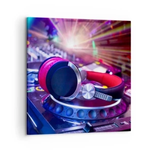 Impression sur toile - Image sur toile - Il va s'en passer des choses - 60x60 cm