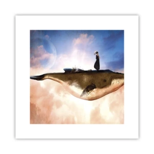 Affiche - Poster - Voyage irréel - 30x30 cm