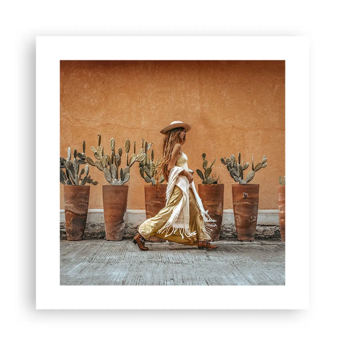 Affiche - Poster - Style hippie - 40x40 cm